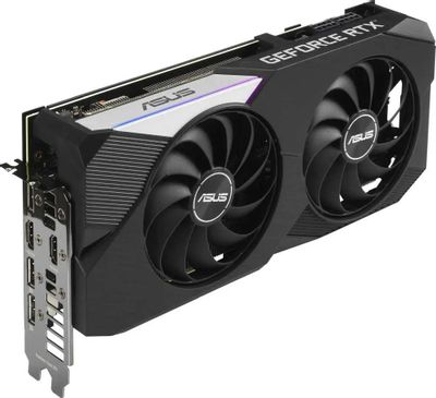 ASUS NVIDIA GeForce RTX 3070 DUAL-RTX3070-8G 8ГБ GDDR6, Ret