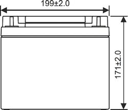 Аккумуляторная батарея WBR GPL12400