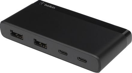 Хаб (разветвитель) Belkin F4U090btBLK, серый