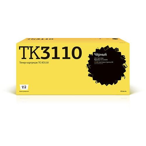 Картридж T2 TC-K3110, TK-3110, черный / TC-K3110