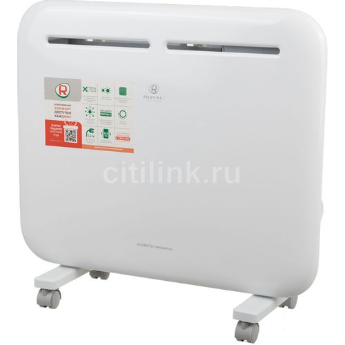 Конвектор Royal Clima Sorento Meccanico REC-S1000M, 1000Вт, с терморегулятором, белый