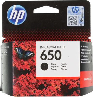 Картридж HP 650, черный / CZ101AE – купить в Ситилинк | 691134