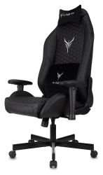Кресло игровое KNIGHT Неон (Neon), экокожа, до 150кг,  черный