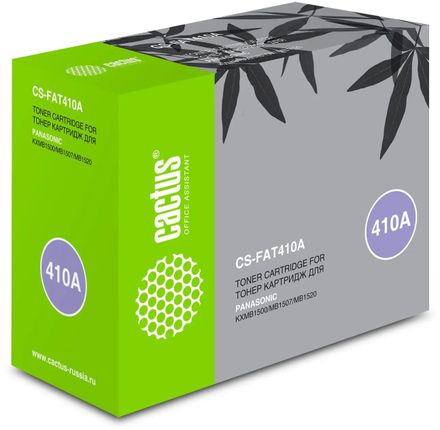 Картридж Cactus CS-FAT410A, KX-FAT410A7, черный / CS-FAT410A