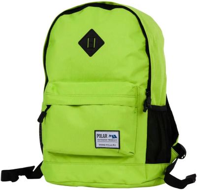 Рюкзак Polar 15008, 29 х 43 х 18 см, 0.5кг, зеленый [15008 green]