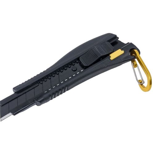 Нож HANSKONNER HK1076-08-04, 18мм, 1шт, черный