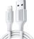 Изображение товара Кабель UGREEN US199,  Lightning (m) -  USB (m),  1.5м,  MFI,  серебристый [60162]