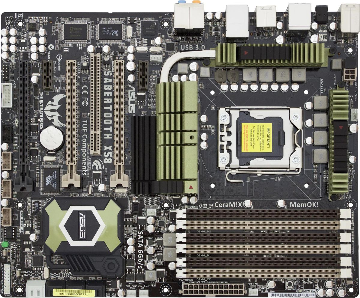 ASUS SABERTOOTH X58 LGA 1366 Intel X58 ATX Ret 601098