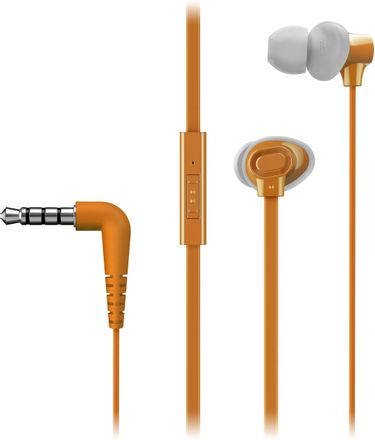 Наушники Panasonic RP-TCM130GEY, 3.5 мм, вкладыши, желтый