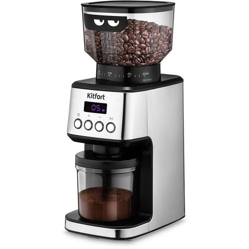 Кофемолка KitFort КТ-790, нержавеющая сталь — цена и наличие Кофемолка KitFort КТ-790, нержавеющая сталь