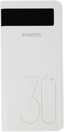 Внешний аккумулятор (Power Bank) Romoss Sense 8P+,  30000мAч,  белый