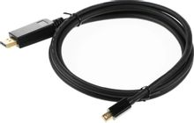 Изображение товара Кабель аудио-видео miniDisplayport m - DisplayPort m 1.5м черный BURO