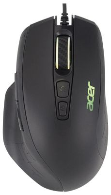 Мышь Acer OMW124, игровая, оптическая, проводная, USB, черный [zl.mceee.00y]