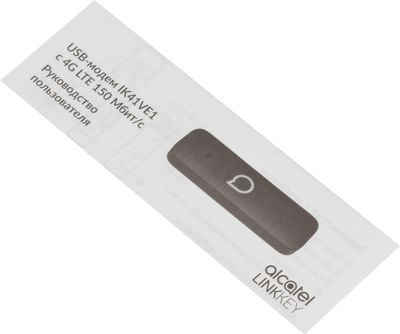 Модем Alcatel Link Key IK41VE1 2G/3G/4G, внешний, черный [ik41ve1 ...