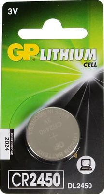 CR2450 Батарейка GP Lithium 1 шт.