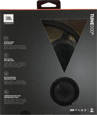 JBL Tune 500BT Bluetooth jblt500btblk 1841655