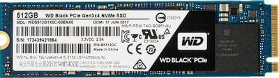 SSD WD Black WDS512G1X0C 512 M.2 2280 PCIe NVMe 432273