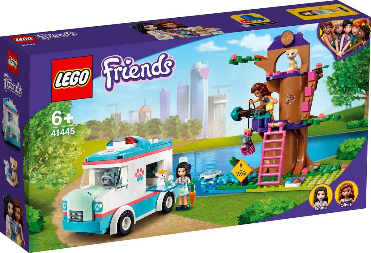 Конструктор Lego Friends Машина скорой ветеринарной помощи, 41445 – купить  в Ситилинк | 1493406