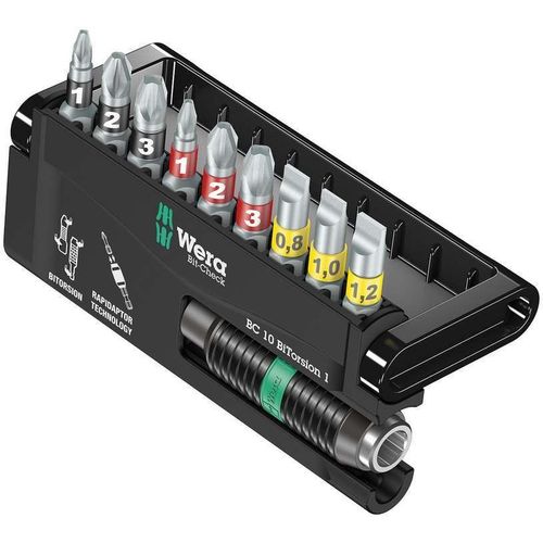 Набор отверток WERA WE-056374, 10 предметов, в жестком кейсе