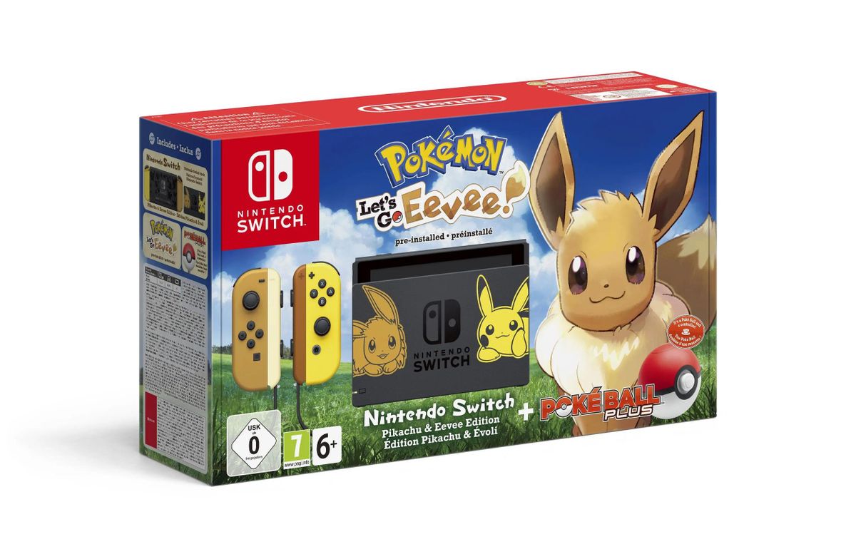 Pikachu and eevee nintendo switch discount