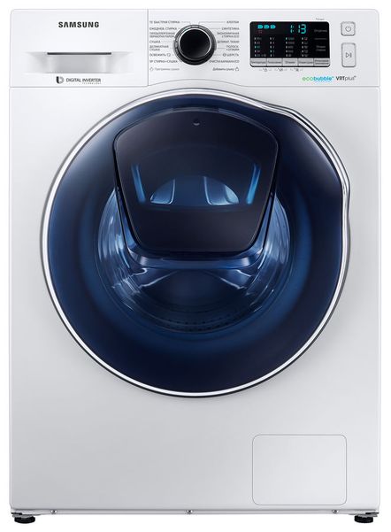 Стиральная машина Samsung WD80K52E0ZW/LD, с фронтальной загрузкой, с паром, 8кг, 1200об/мин, с сушкой, инверторная