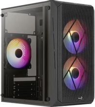 Изображение товара Корпус для компьютера Aerocool CS-107-A-BK-v2 Mini-Tower без блока питания черный