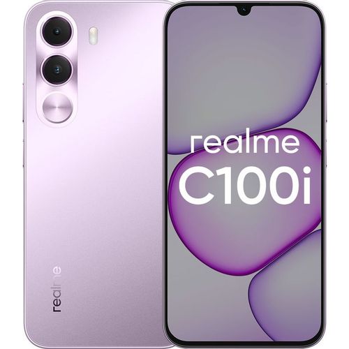 6.74" Смартфон REALME C100i 4/64Gb, RMX5377, NFC, IPS, 120Гц, 7000мAч, фиолетовый