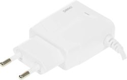 Изображение товара Сетевое зарядное устройство PERO TC04,  USB-A,  microUSB, 10.5Вт, 2.1A, белый [тс04w2amu]