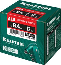 Заклепки для заклепочника Kraftool 311701-64-12