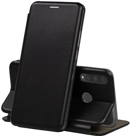 Чехол (флип-кейс) ZIBELINO Book, для Honor 9C, черный [zb-huw-9c-blk]