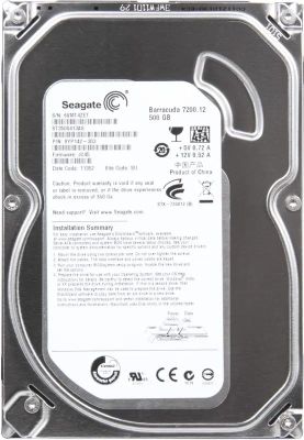 Жесткий диск Seagate Barracuda 7200.12 ST3500413AS,  500ГБ,  HDD,  SATA III,  3.5"