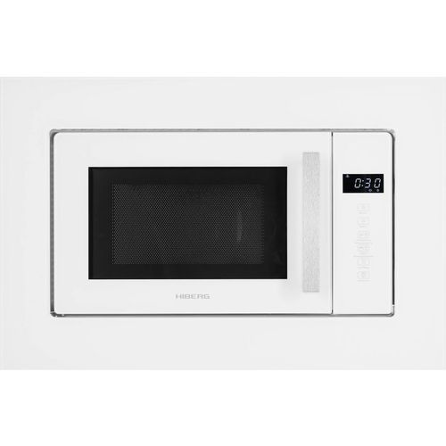 Встраиваемая микроволновая печь HIBERG i-VM 6502 W, 20л, 800Вт, белый