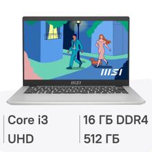 Изображение товара Ноутбук MSI Modern 14 C12MO 1086XRU 14 IPS 16ГБ SSD Windows FreeDOS