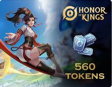 Изображение товара Пополнение игровой валюты HONOR OF KINGS 560 Tokens для ПК и мобильных устройств