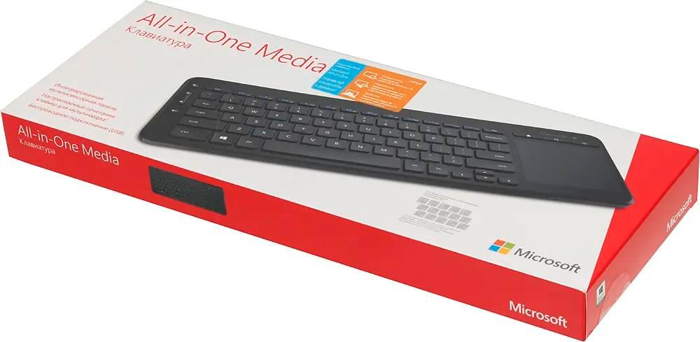 Клавиатура Microsoft All-in-One Media, USB, Радиоканал