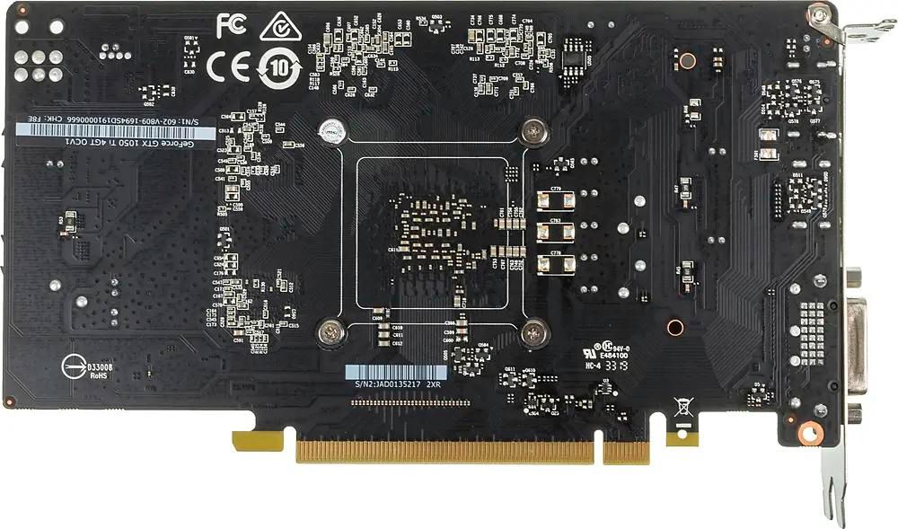 MSI NVIDIA GeForce GTX 1050TI GTX 1050 Ti 4GT OCV1 4 GDDR5 Ret 1171639