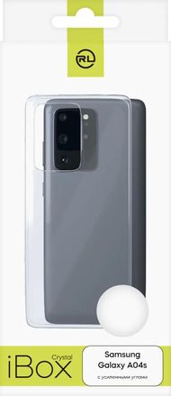 Чехол (клип-кейс) Redline iBox Crystal, для Samsung Galaxy A04s, противоударный, прозрачный [ут000033134]