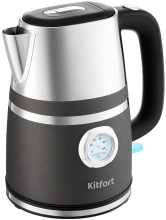 Чайник электрический KitFort КТ-670-1, 1.7л, металл/пластик