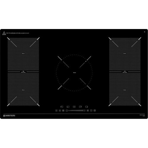 Индукционная варочная поверхность MEFERI Ultra MIH905BK, конфорок: 5 шт., стеклокерамика, независимая, черный