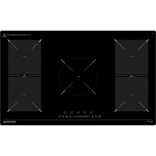 Индукционная варочная поверхность MEFERI Ultra MIH905BK, конфорок: 5 шт., стеклокерамика, независимая, черный