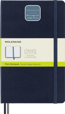 Блокнот Moleskine Classic Expended, 400стр, без разлиновки, твердая ...
