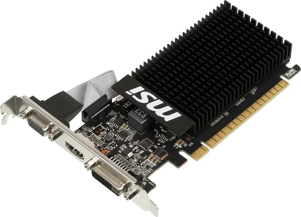MSI NVIDIA GeForce GT 710 GT 710 1GD3H LP 1 DDR3 Low