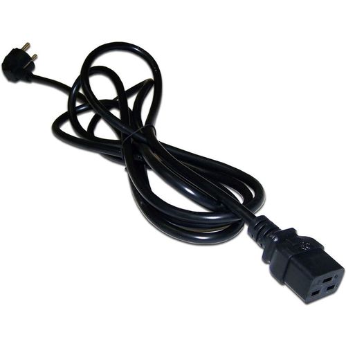 Шнур питания Lanmaster (LAN-PP19/SHA-2.0-BK) C19-Schuko проводник.:3×1.5мм2 2м 220В 16А черный — цена и наличие Шнур питания Lanmaster (LAN-PP19/SHA-2.0-BK) C19-Schuko проводник.:3×1.5мм2 2м 220В 16А черный