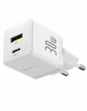 Изображение товара Сетевое зарядное устройство BASEUS Palm 30 Вт с USB-A и USB-C