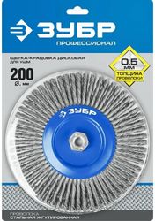 Щетка дисковая Зубр 35192-200_z02, 200мм, по дереву, металлу