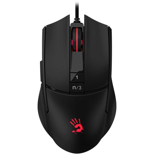 Мышь проводная A4TECH Bloody L65 Max, игровая, оптическая, USB, 12000dpi, черный [l65 max/stone black]