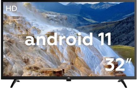 32" Телевизор BQ 32S15B HD, СМАРТ ТВ, Android, черный