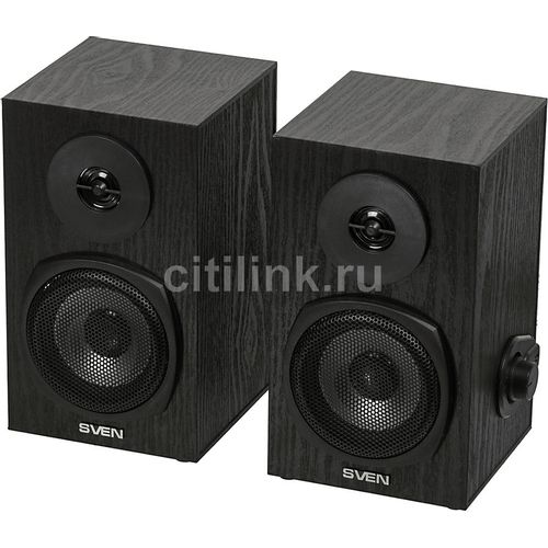 Колонки Sven SPS-575, 2.0, черный [sv-016166]