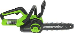 Цепная пила GREENWORKS G24CS25K4, аккумуляторная, 4Ач, с одним аккумулятором