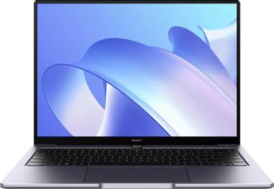 Ноутбук Huawei MateBook 14 KLVL-W56W 53013MNG, 14", IPS, AMD Ryzen 5 5500U 2.1ГГц, 6-ядерный, 16ГБ DDR4, 512ГБ SSD,  AMD Radeon, Windows 11 Home, серый